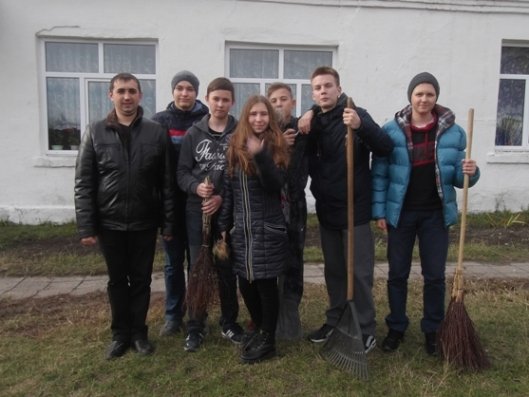 Прибирання класів та території Прибирання класів та території