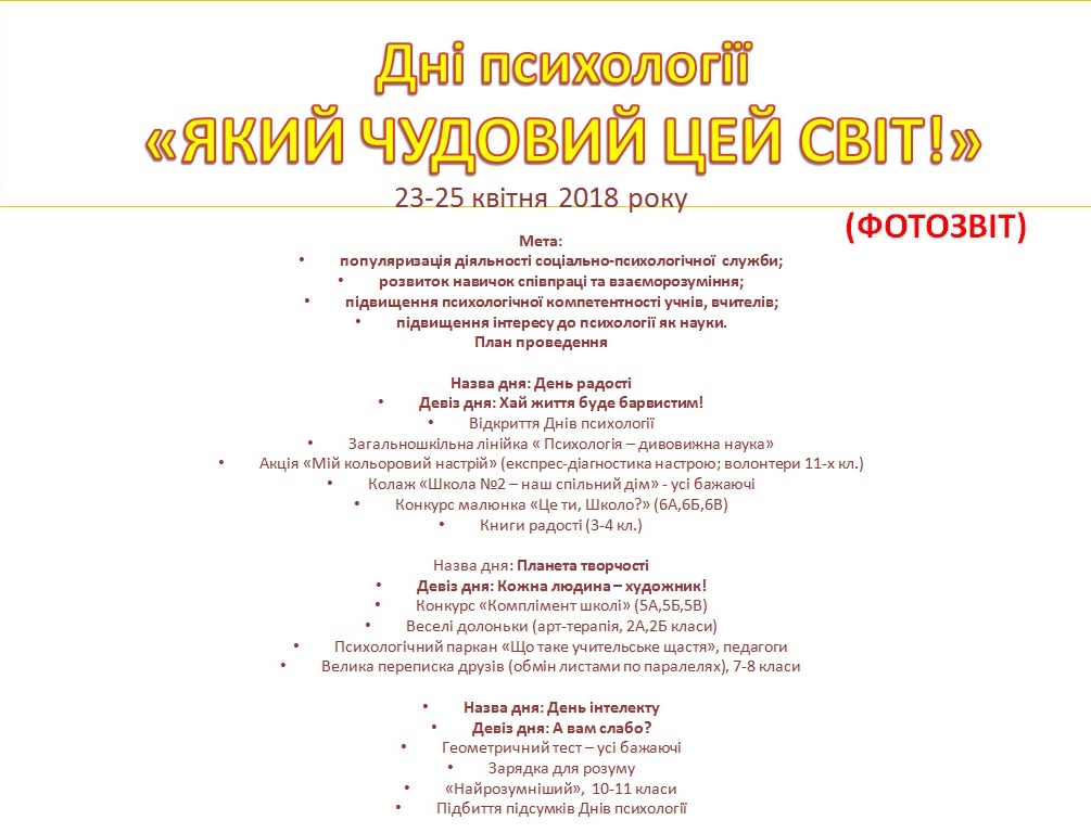 Дні психології Дні психології
