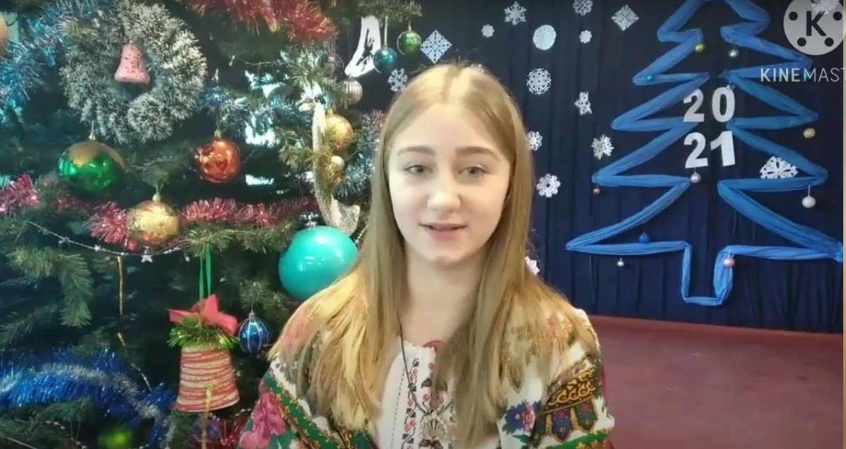 Вітання з Щедрим вечором від 7-Б класу Вітання з Щедрим вечором від 7-Б класу