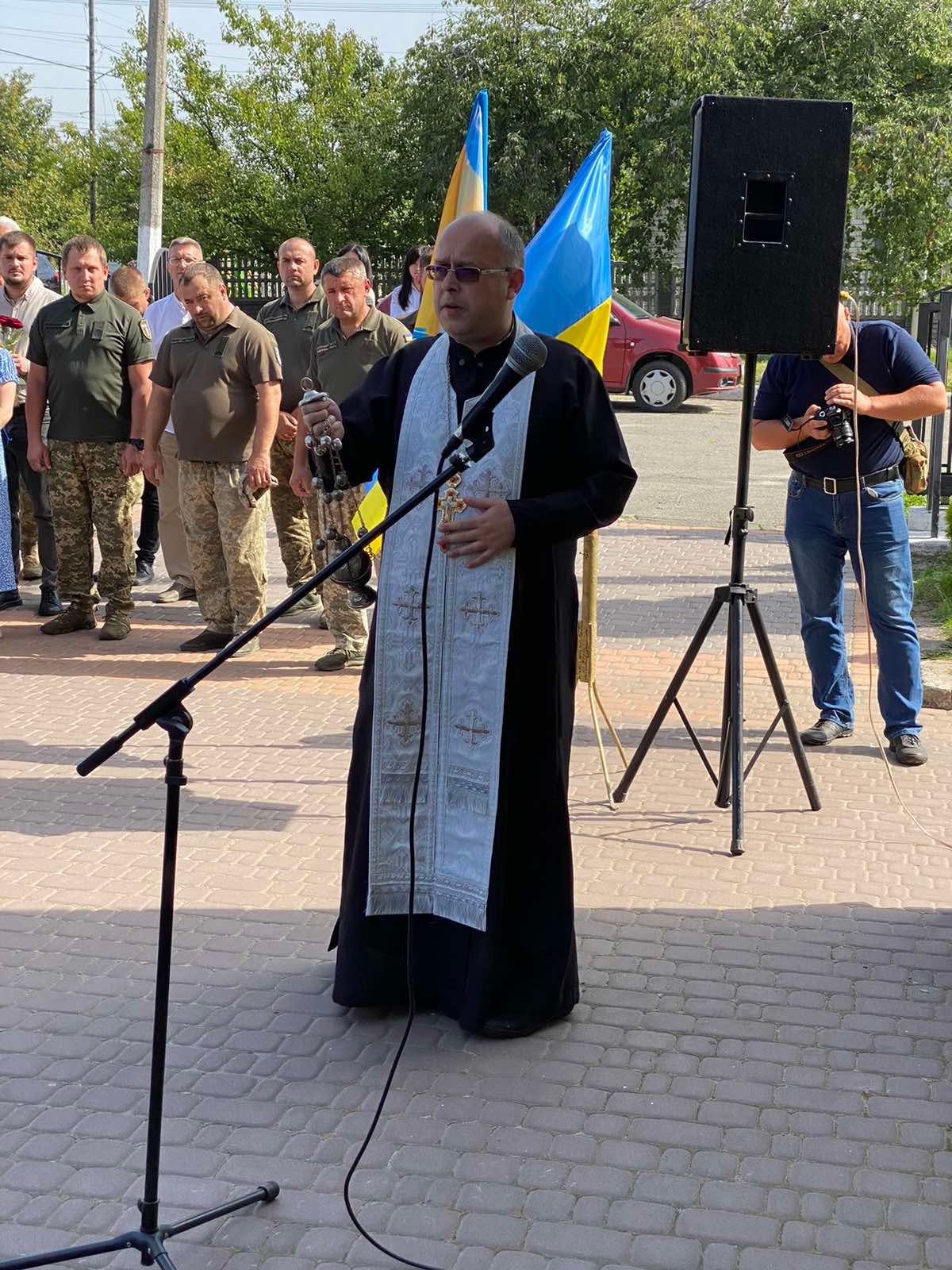 Відкриття меморіальної дошки Герою Відкриття меморіальної дошки Герою