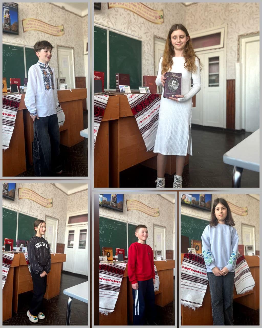 П'ятикласники декламували поезії Шевченка П'ятикласники декламували поезії Шевченка